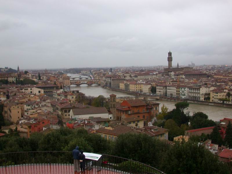 Piena a Firenze....